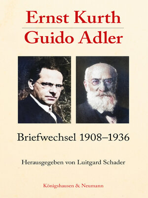 cover image of Ernst Kurth – Guido Adler
